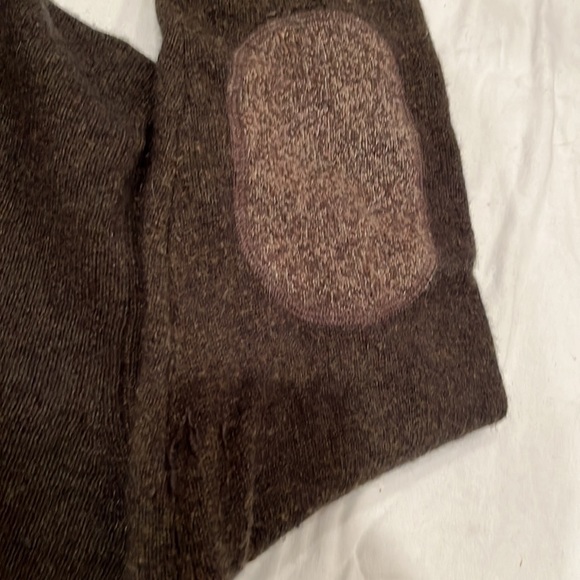 Dark Green/Brown V Neck Sweater 80% Lambs Wool / 20% Nylon Men’s XL - Picture 5 of 16